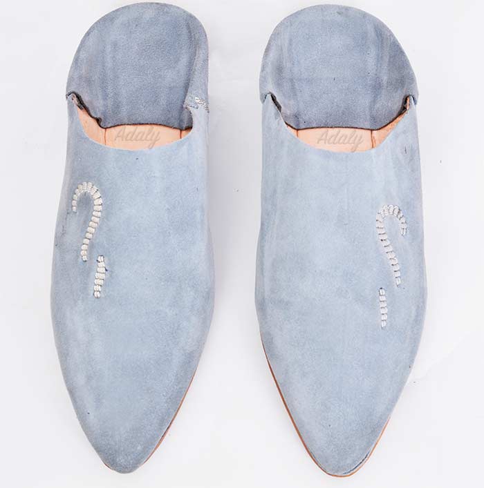 Suede man slippers