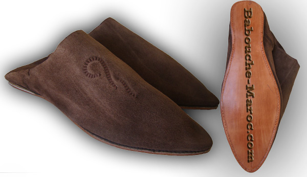 Suede man slippers - image 4