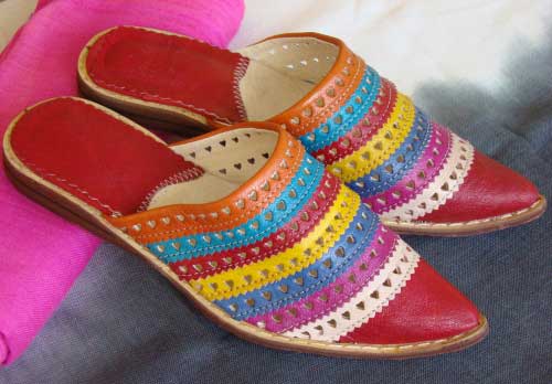 Maroc Slippers pointed toe - Womens slippers babouche