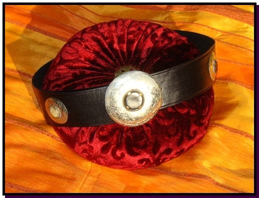 Crown Leather Belt