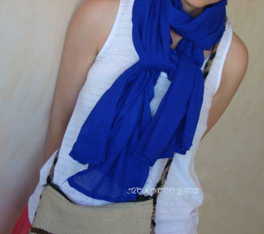 Blue Touareg scarf