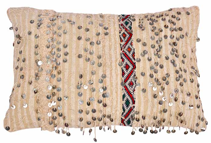 Berber Cushion Yamna Virgin Wool Hand Woven