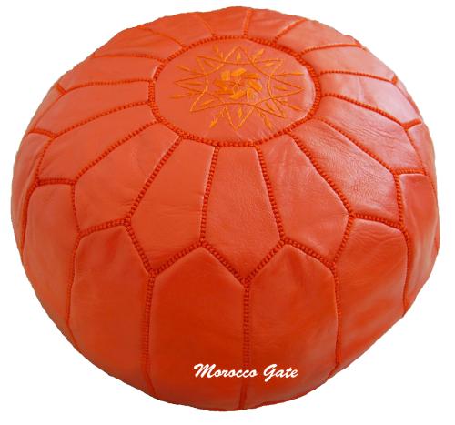 Le Maroc Sitzkissen orange