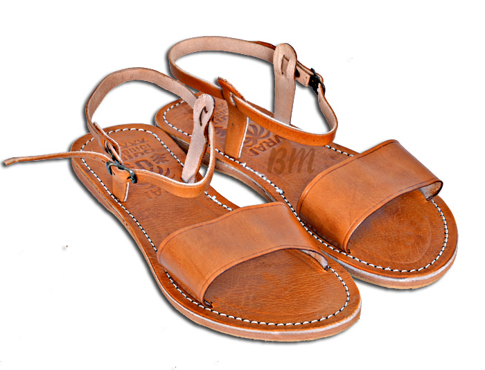 celine leather sandals