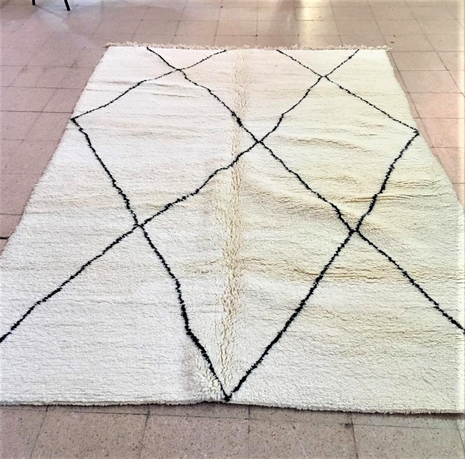Geometrischer Beni Ouarain Berber Teppich